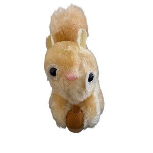 Vintage Nanco Squirrel Holding An Acorn Plush 6"